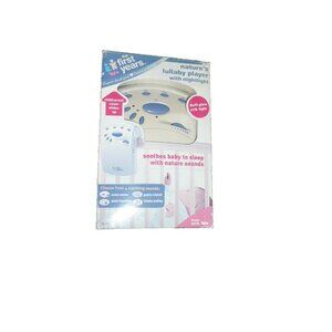 New The First Years Nature’s Lullaby Player With Nightlight 4 Soothing Sounds